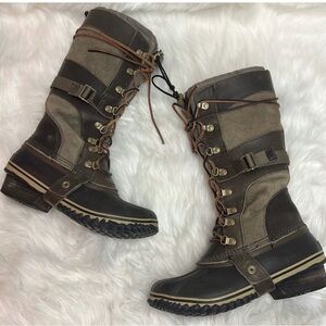 Sorel Womens Conquest Carly Tall Winter boots size 8